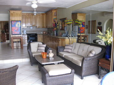 Enjoy reading a book or simply relax in the beautiful living room after a day at the beach.