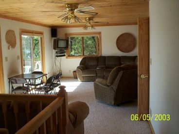 Upstairs TV area w/ 2 hide-a-beds