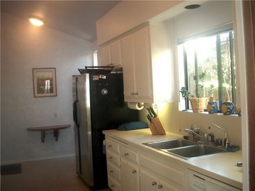 Kitchen is light and bright!