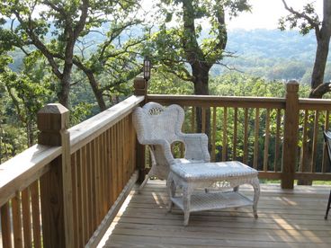 Lounging on the deck