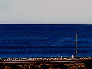 early morning ocean view