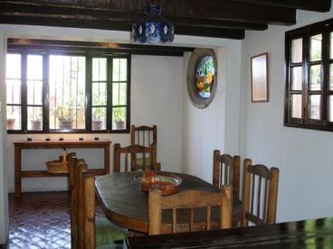 Dinning room is open plan with kitchen