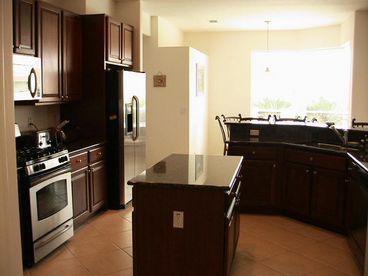 Large gourmet kitchen