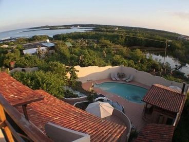 Spectacular views from the roof top deck