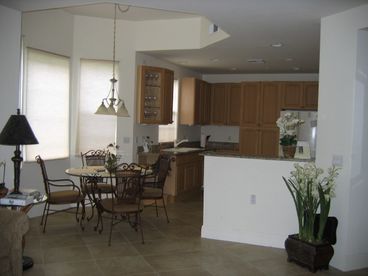 Gorgeous fully-equipped modern kitchen with granite countertops.  