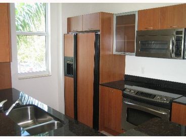State of the art kitchen with Stainless Steel appliances and Italian cabinetry.
