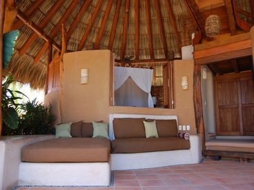 View of Casita Living Room & Bedroom