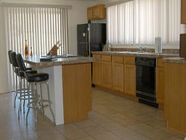 Open, Spacious Kitchen in Front Suite.  Perfect for grilling out!