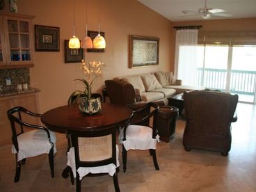 Dining & living area