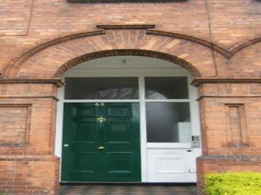 Front Door Victorian Red Brick Property