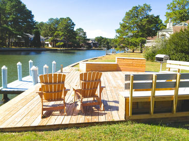 Spinnaker VR\'s  Private Boat Dock and Outdoor living area- Great Crabbing