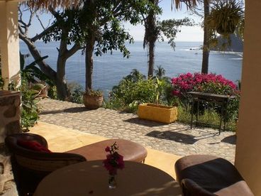 Lounge area on front terrace