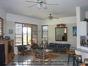 The Living Room from dinning table.