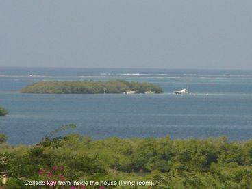 Cayo Collado, one of the many islets, viewed from living room!