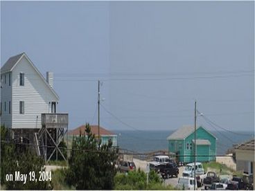 View of Outer Banks Fishing Pier from House.  2 Free Weekly Passes to the Outer Banks Fishing Pier Included with Each Weekly Rental.