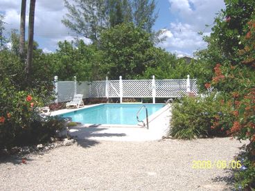 heated private pool