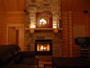 Stone fire place