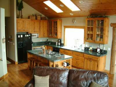 The kitchen is spacious and open to the great room.  Fully loaded to meet all your cooking needs.  