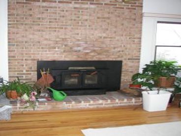 Fireplace in Great room