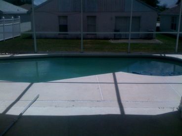 private screened in pool