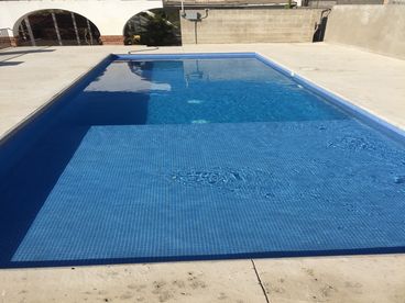 Large 12X36 pool with children\'s splash area. 