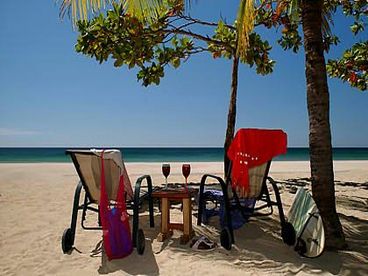 Beach in front of Palmera Costa