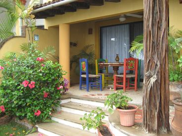 Enjoy Coffee & Breakfast on patio outside the 1st Floor Master Bedroom