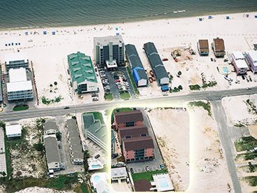 right across from the beach