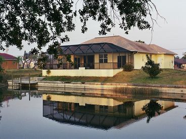 The house from the canal site.