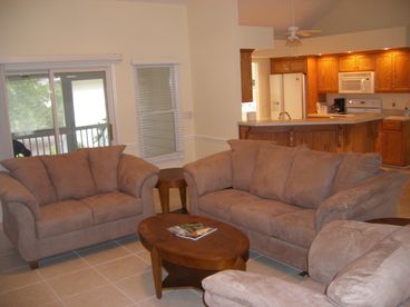 Cathedral Ceilings in Living Area