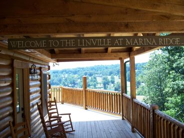 Welcome to the Linville at Marina Ridge, sun & shaded porches with a soft breeze 