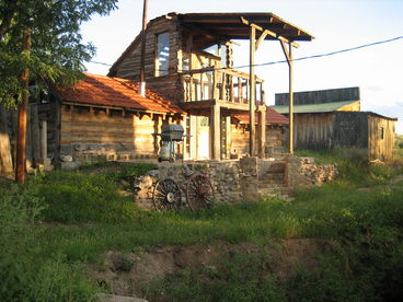 The Pond Cabin is a unique log cabin located along the Ft West Ditch and near the largest of our four ponds.