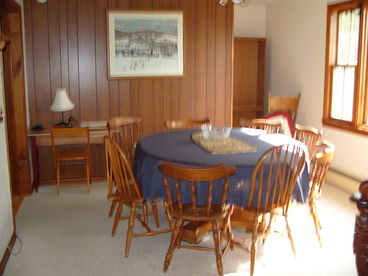 A dining area