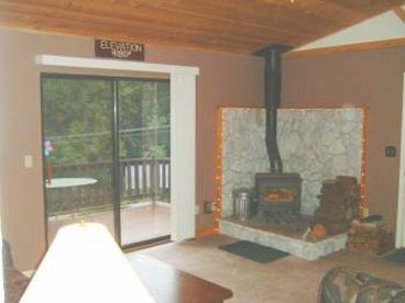 Living room woodstove