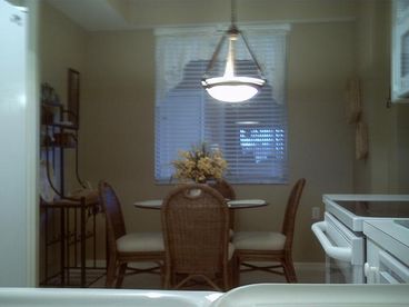 Kitchen with eating area