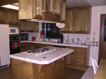 Dining room is next to kitchen.