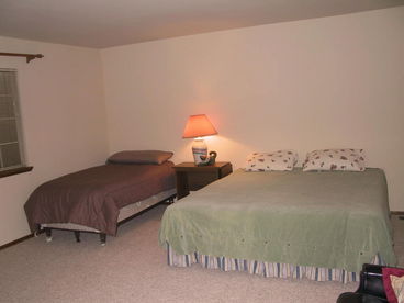 One of the bedrooms