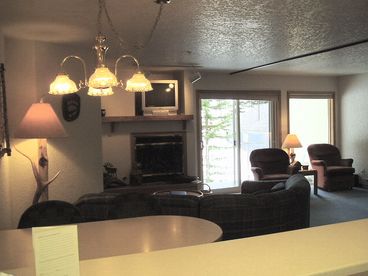 Kitchen Out to Living Room