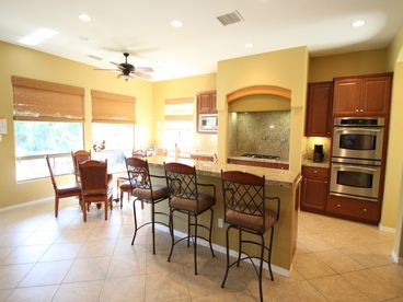 Spacious, bright and inviting. Gourmet kitchen