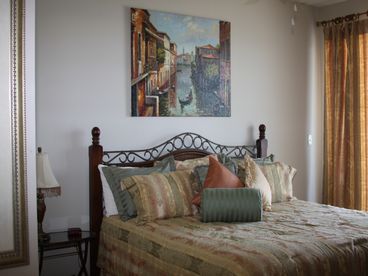 master bedroom with gulf views