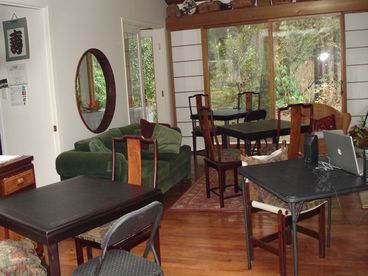 Main room with skylight