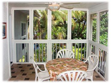 Fully screened lanai
