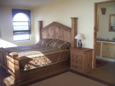 One upstairs master suite