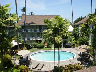 Watch guests frolic in the pool while sitting with your feet up on the lanai!