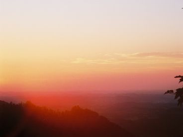 A beautiful sunset view from the decks. . . 