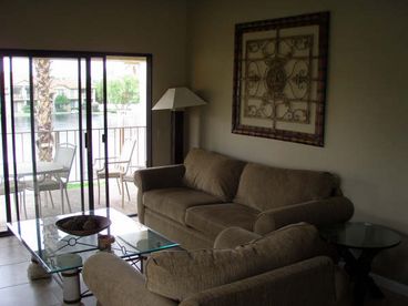 Living Room with access to patio