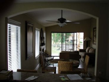 View from kitchen