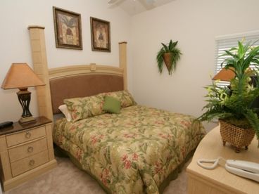 King Master bedroom with ensuite, walk-in wardrobe, TV & phone.  A guest safe is also provided.