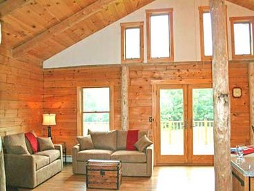 Whispering Brook Vacation Log Home