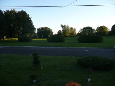park and bluffs across from house